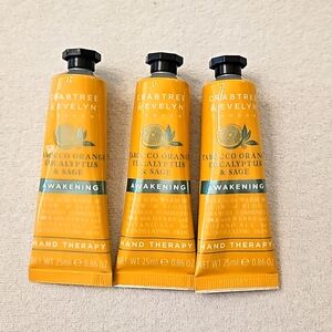 Crabtree & Evelyn 3 Tarocco Orange Eucalyptus & Sage Hand Therapies